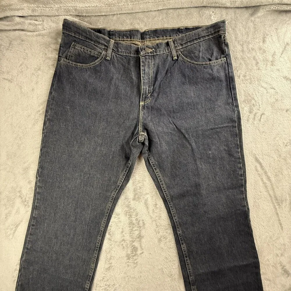 Magellan Jeans Mens 40x30 Blue Boot Cut Denim Straight Leg Cotton Pants Outdoor - Picture 3 of 14